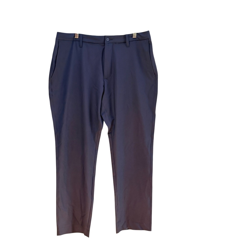 FootJoy Golf Pants Men 38x30 Navy Blue Performance Stretch Trousers Athletic